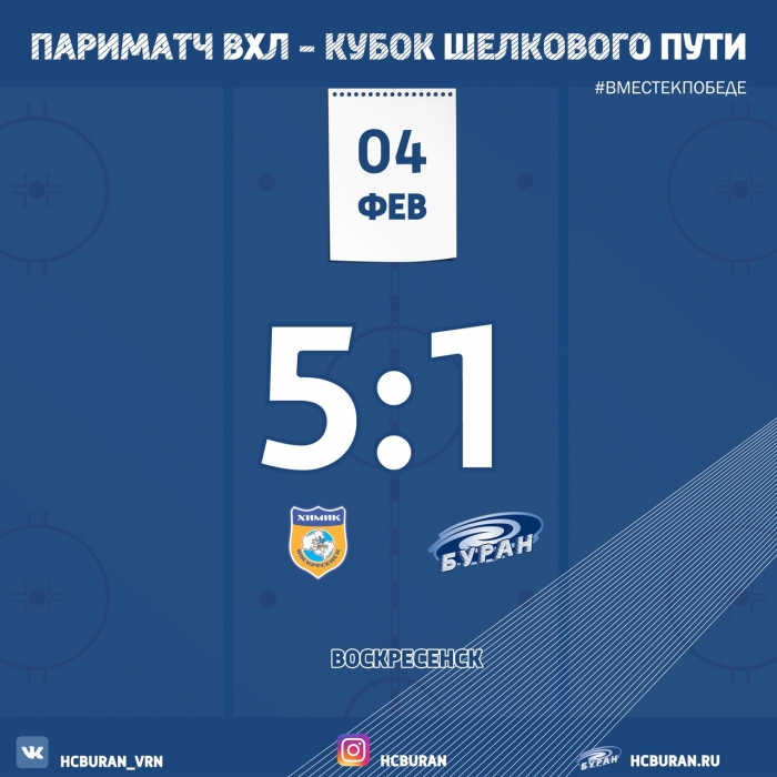Крупно проиграли "Химику"